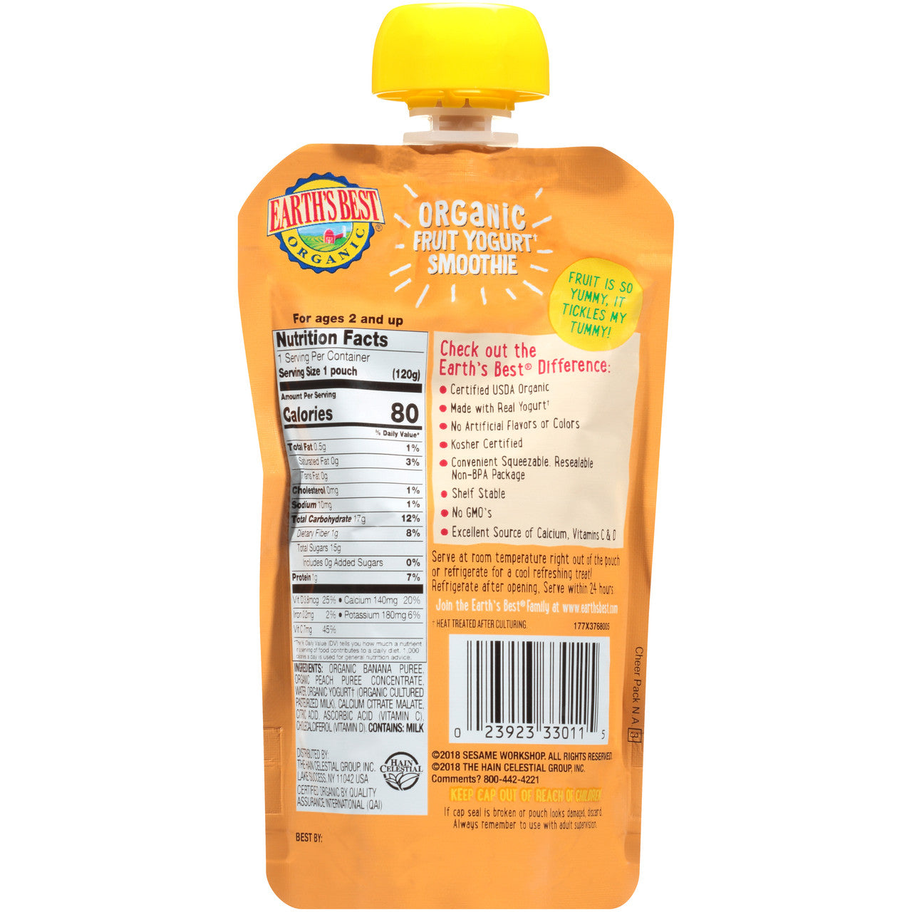 Earth's Best Baby Foods Peach Banana Juice (2x6x4.2 Oz)-1