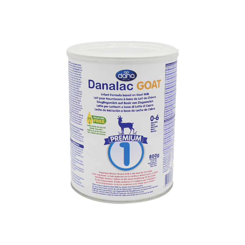 Danalac Goat Milk Infant Formula 800g Stage 1 Baby Milk Powder for Infants and Toddlers Age 0-6 Months (Pack of 6)-1